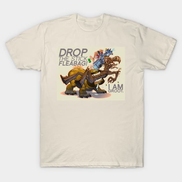 Drop the Stick, Fleabag! T-Shirt by TomMcWeeney